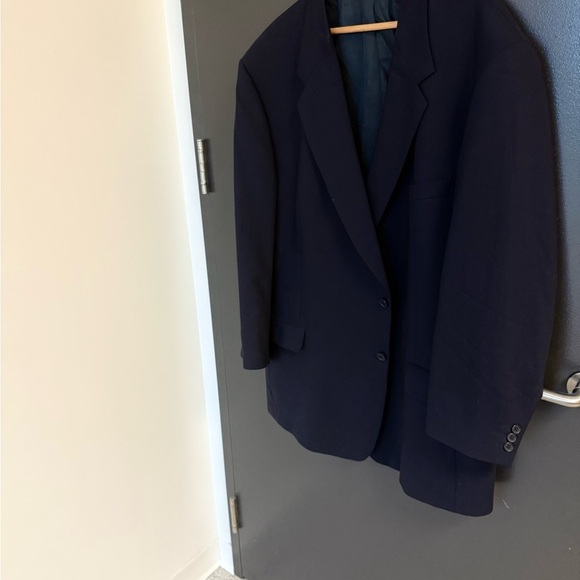 Coppley from Harry Rosen size 52R SEE MEASUREMENTS/estimated EUC light navy - Picture 13 of 13